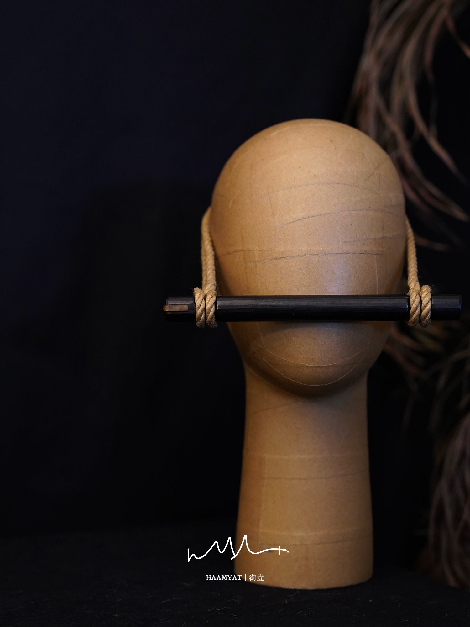 HAAMYAT Handcrafted Ebony Gag