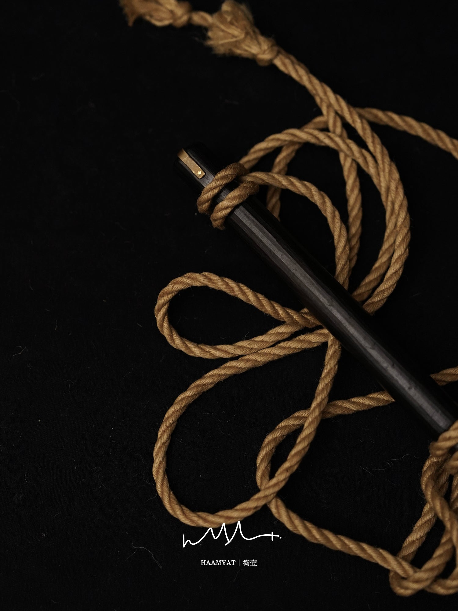 HAAMYAT Handcrafted Ebony Gag