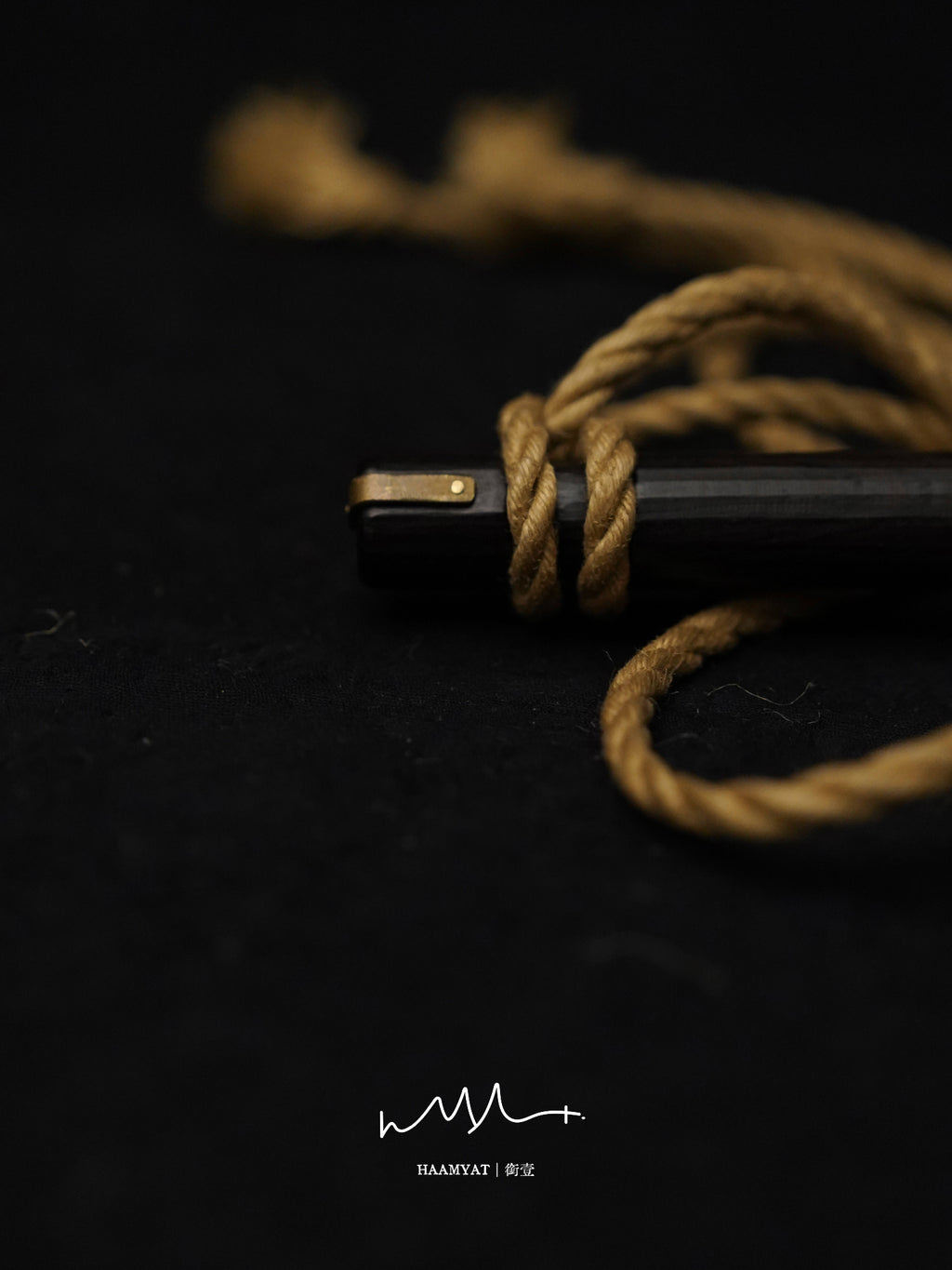 HAAMYAT Handcrafted Ebony Gag