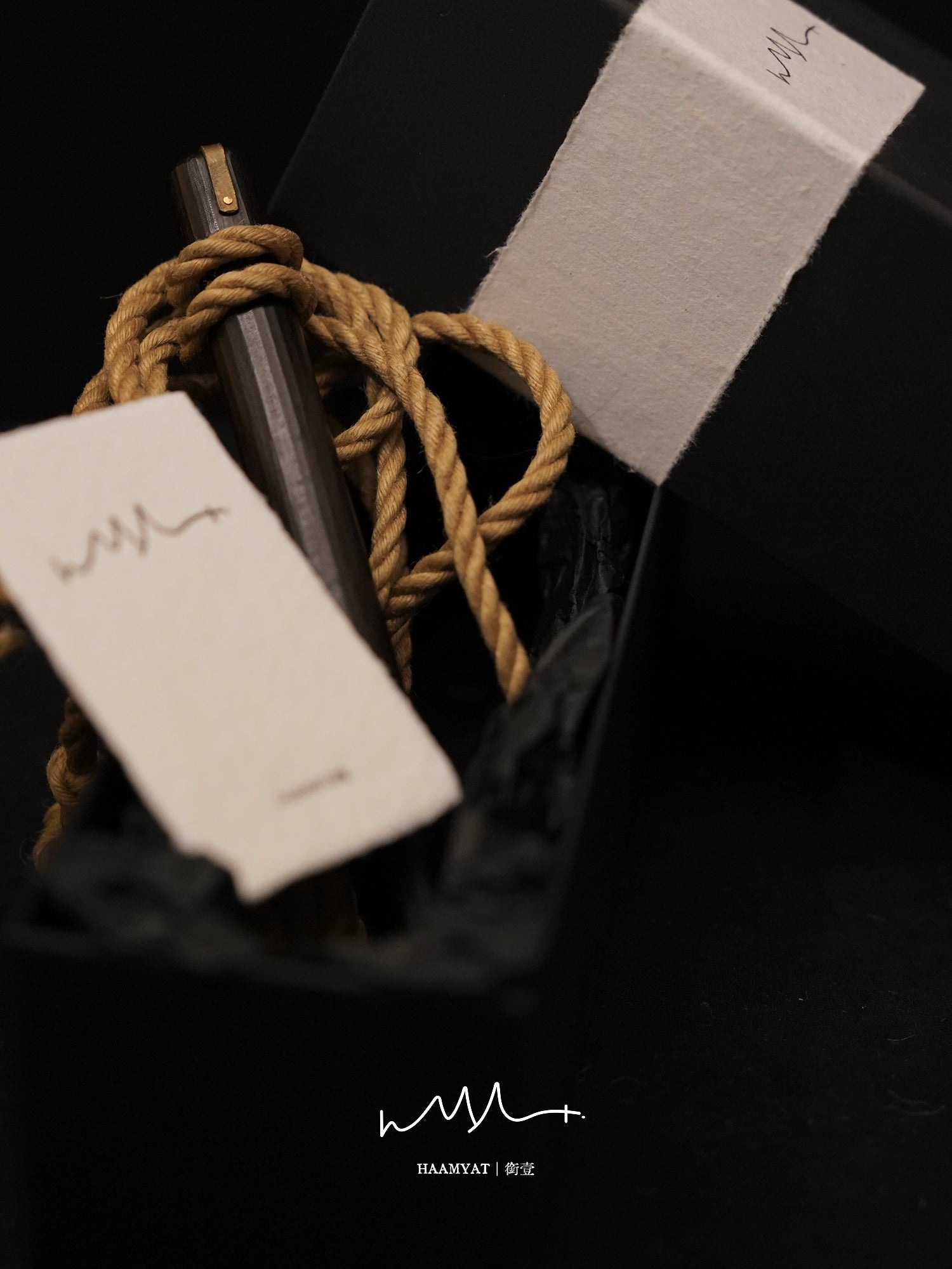 HAAMYAT Handcrafted Ebony Gag
