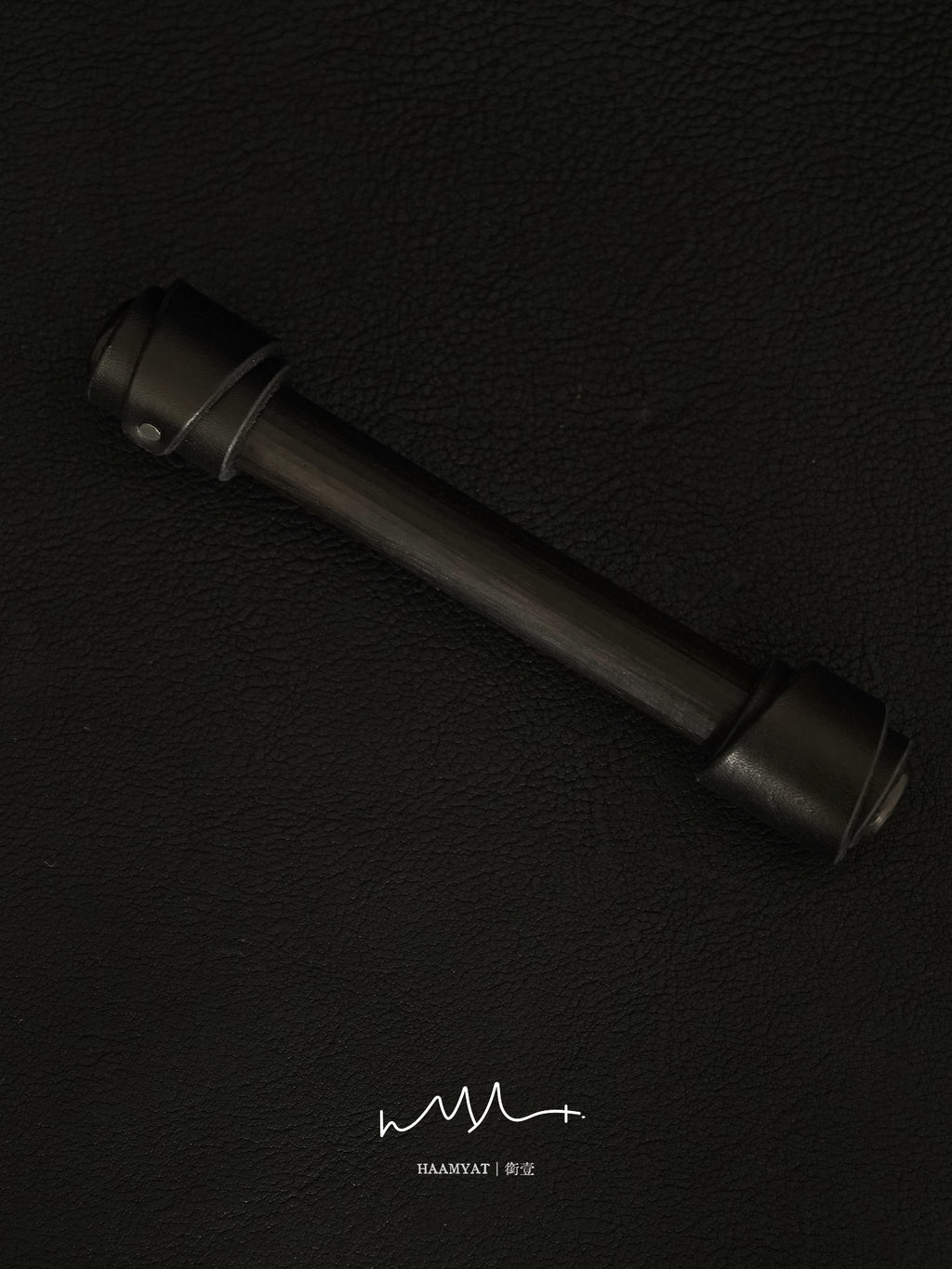 HAAMYAT Handcrafted Ebony Wood K9 Bone Gag