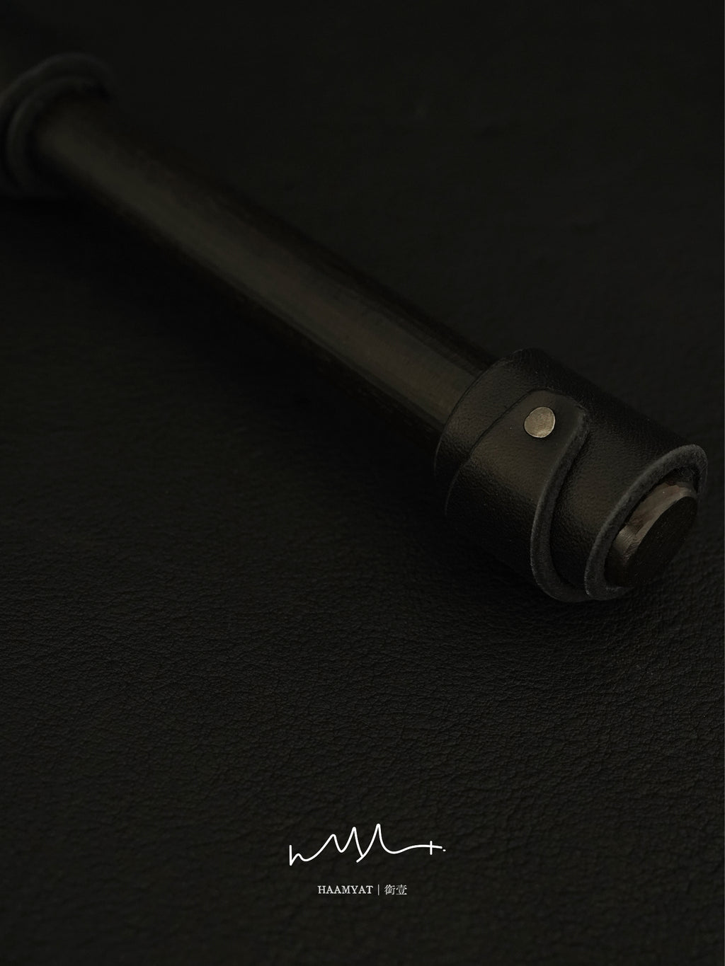 HAAMYAT Handcrafted Ebony Wood K9 Bone Gag