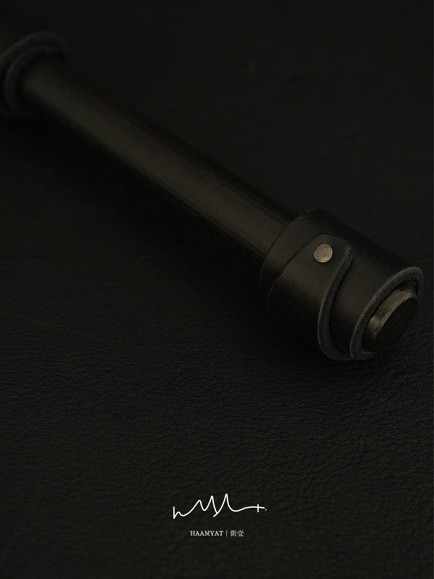 HAAMYAT Handcrafted Ebony Wood K9 Bone Gag